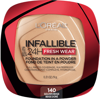 Infallible Fresh Wear Foundation in a Powder 140 Golden Beige 9g