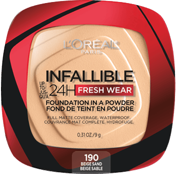 Infallible 24H Fresh Wear Foundation In A Powder 190 Beige Sand 9g