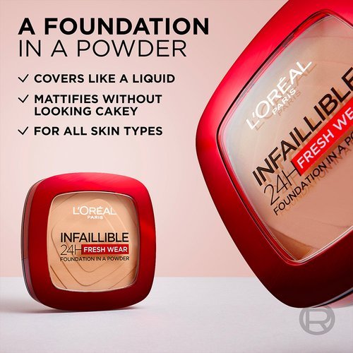 Infallible 24H Fresh Wear Foundation In A Powder 190 Beige Sand 9g