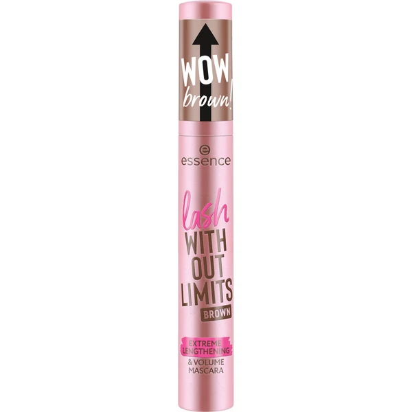 Lash With Out Limits Mascara Extreme Lengthening&Volume 02 Brown 13ml