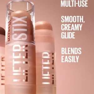 Lifter Stix Multi-Use Face Stick Contour, Bronzer, Concealer and Foundation All-In-One Creamy Face 30 6G
