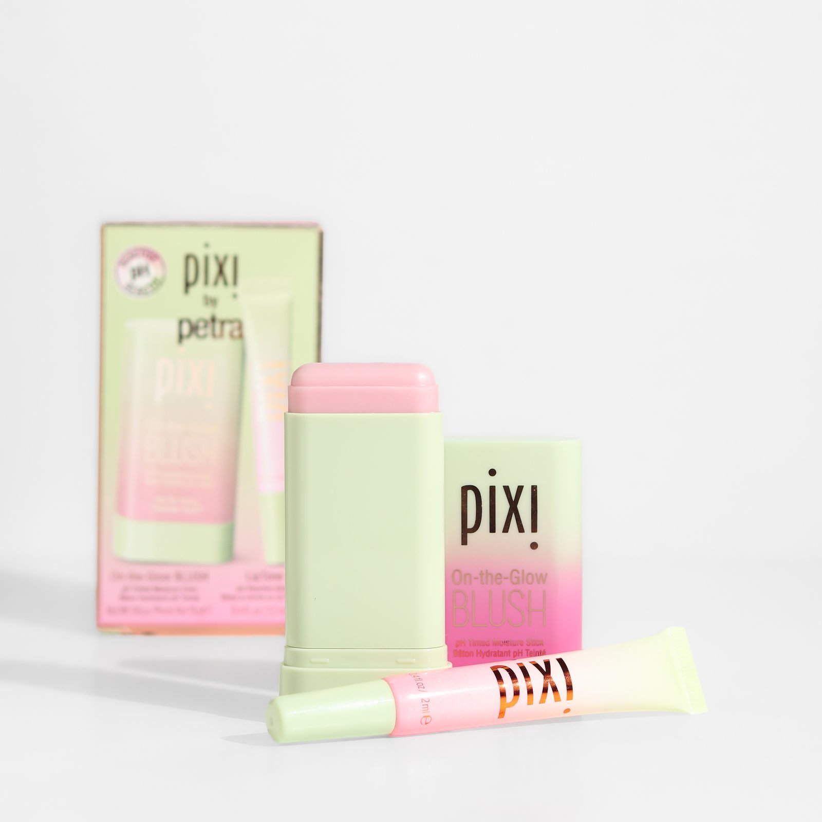 Ph Duo Set One The Glow Blush Cheek Tone 19g Lip Tone Prettiness 12ml