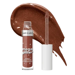Mega Glitter Shimmer Liquid Lipstick Brown 2.8ml