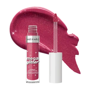 Mega Glitter Shimmer Liquid Lipstick Pink 2.8ml