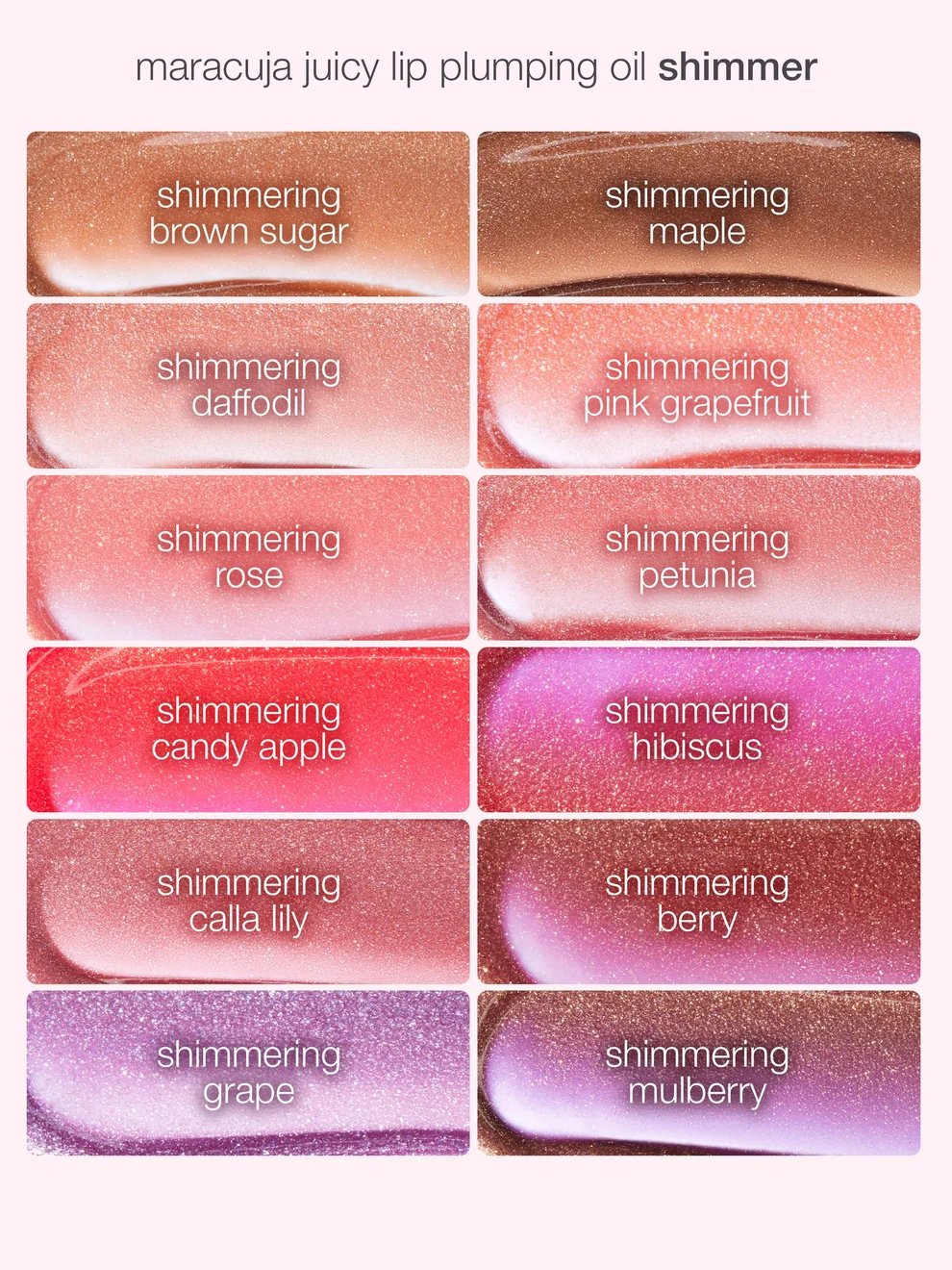 Maracuja Juicy Plumping Lip Oil Shimmering Berry 2.7g
