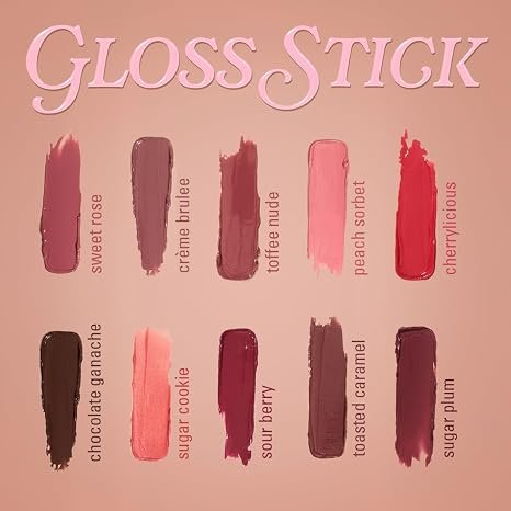 Pout Lip Gloss Stick Shimmer Toasted Caramel 3g
