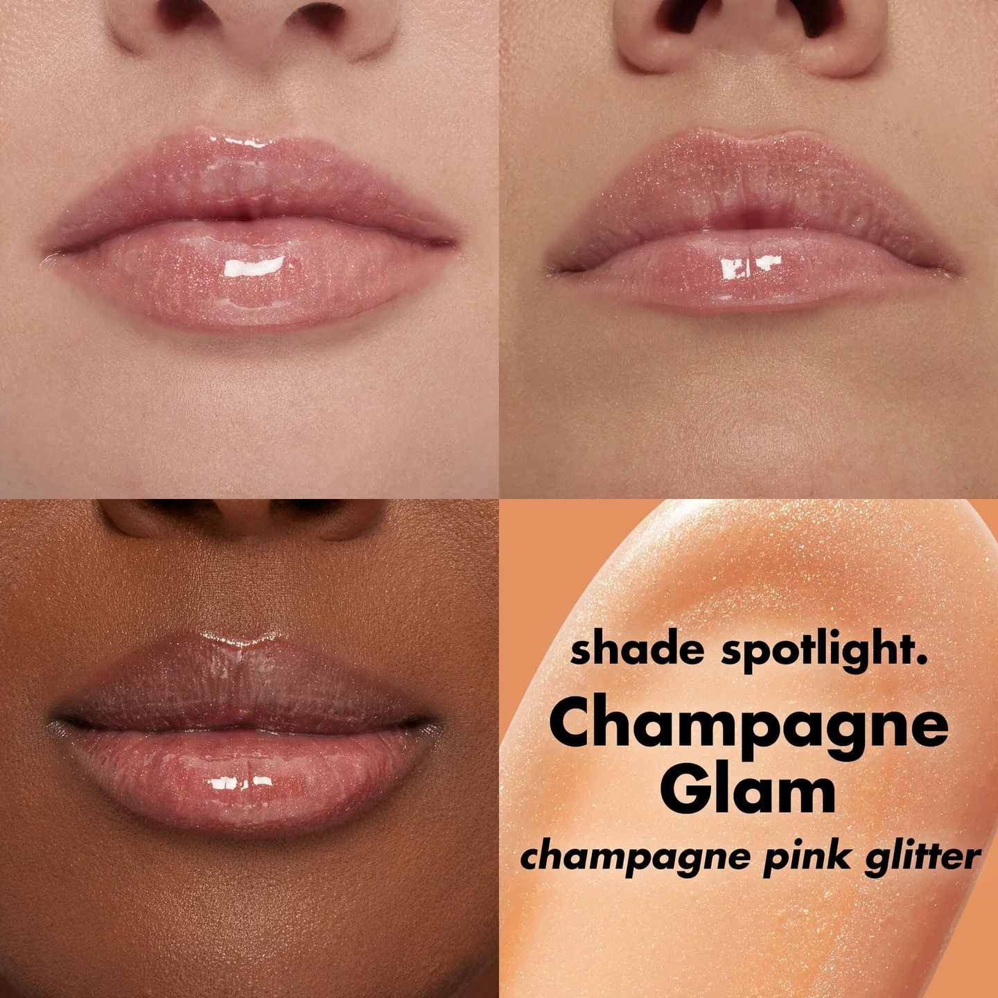 Lip Plumping Gloss Champagne Glam 3ml