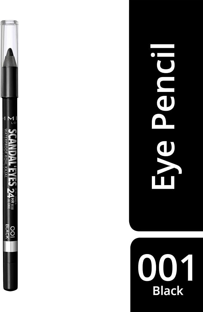 Scandal' Eyes 24 HR Wear Waterproof Kohl Kajal 001 Black 1.3g