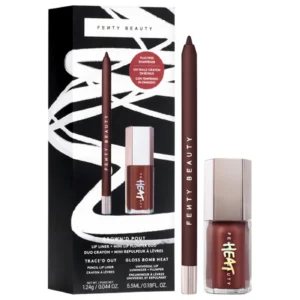 Brown'D Pout Lip Liner + Mini Lip Luminizer Duo Gloss Bomb Heat 08 Rose Amber Heat Trace'D Out Lip Liner 08 Brown'D Out