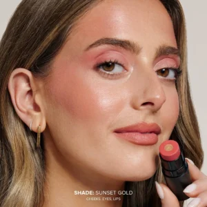Nudies Matte+Glow Core Blush Stick Sunset Gold 6g