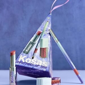 Unbuttoned Lip Trio Contouring Lip Liner Full Size Wet Stick Lip Shine Full Size Wet Lip Oil Plumping Treatment Gloss Mini Size