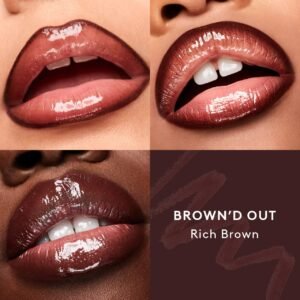 Brown'D Pout Lip Liner + Mini Lip Luminizer Duo Gloss Bomb Heat 08 Rose Amber Heat Trace'D Out Lip Liner 08 Brown'D Out