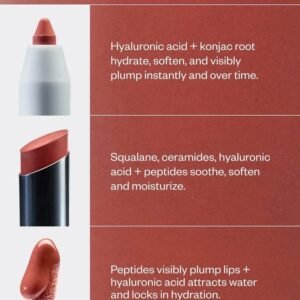 Unbuttoned Lip Trio Contouring Lip Liner Full Size Wet Stick Lip Shine Full Size Wet Lip Oil Plumping Treatment Gloss Mini Size