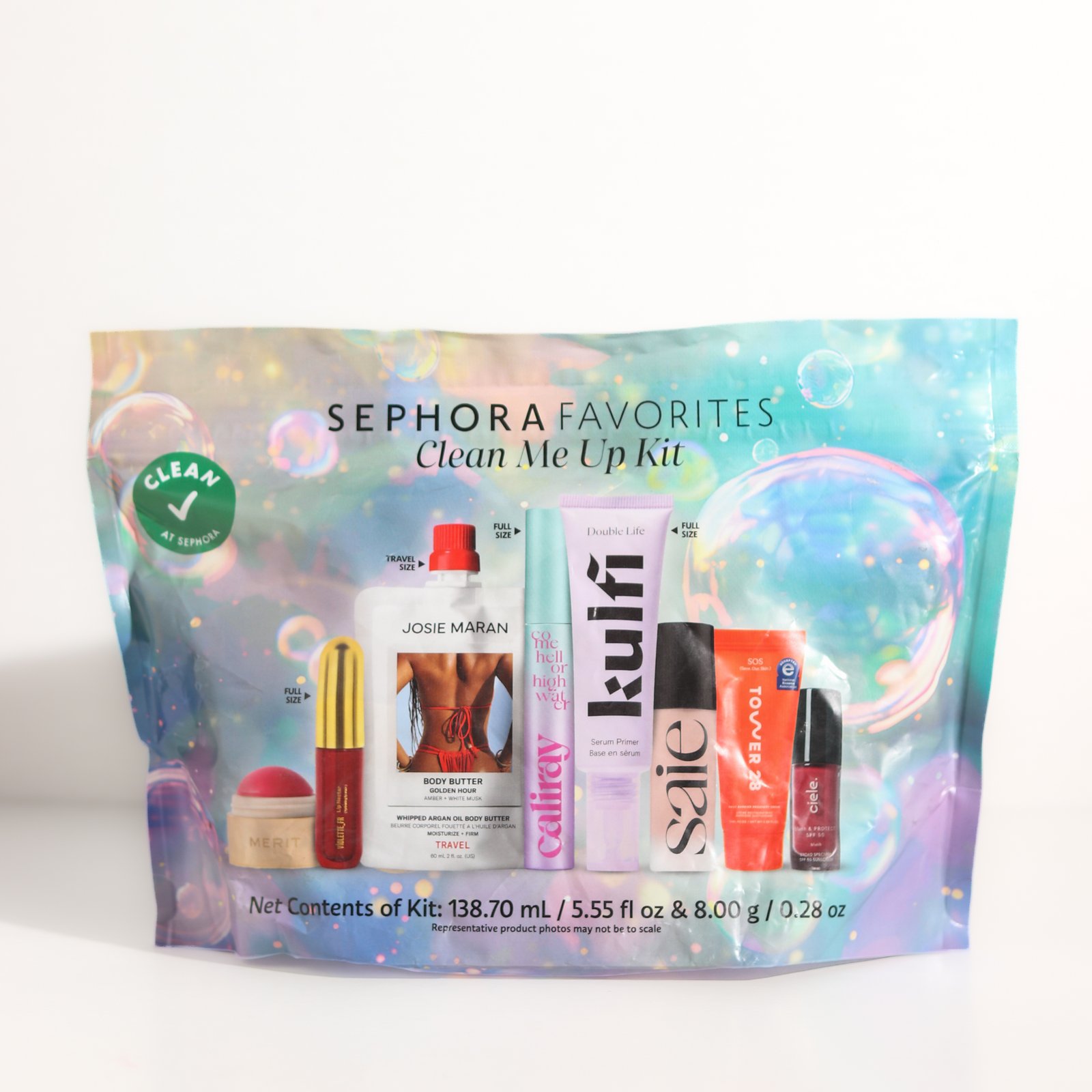 Sephora Favorites Clean Me Up Kit 138.70ml & 8.00g