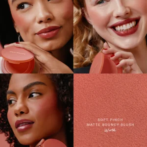 Soft Pinch Cheek&Lip Trio Lip Oil Worth 2ml Liquid Blush Worth 3.2ml Matte Bouncy Blush Worth 6.4g