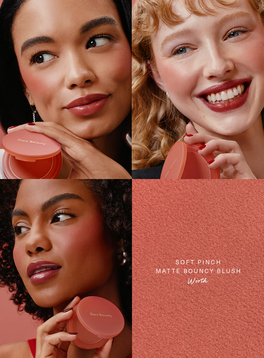 Soft Pinch Cheek&Lip Trio Lip Oil Worth 2ml Liquid Blush Worth 3.2ml Matte Bouncy Blush Worth 6.4g