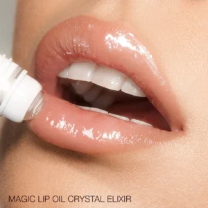 Pillow Talk Magic Kisses Set For Plumper Looking Pillow Talk Lips Lip Oil Crystal Elixir 8ml Lip Cheat Liner Pillow Talk 0.8