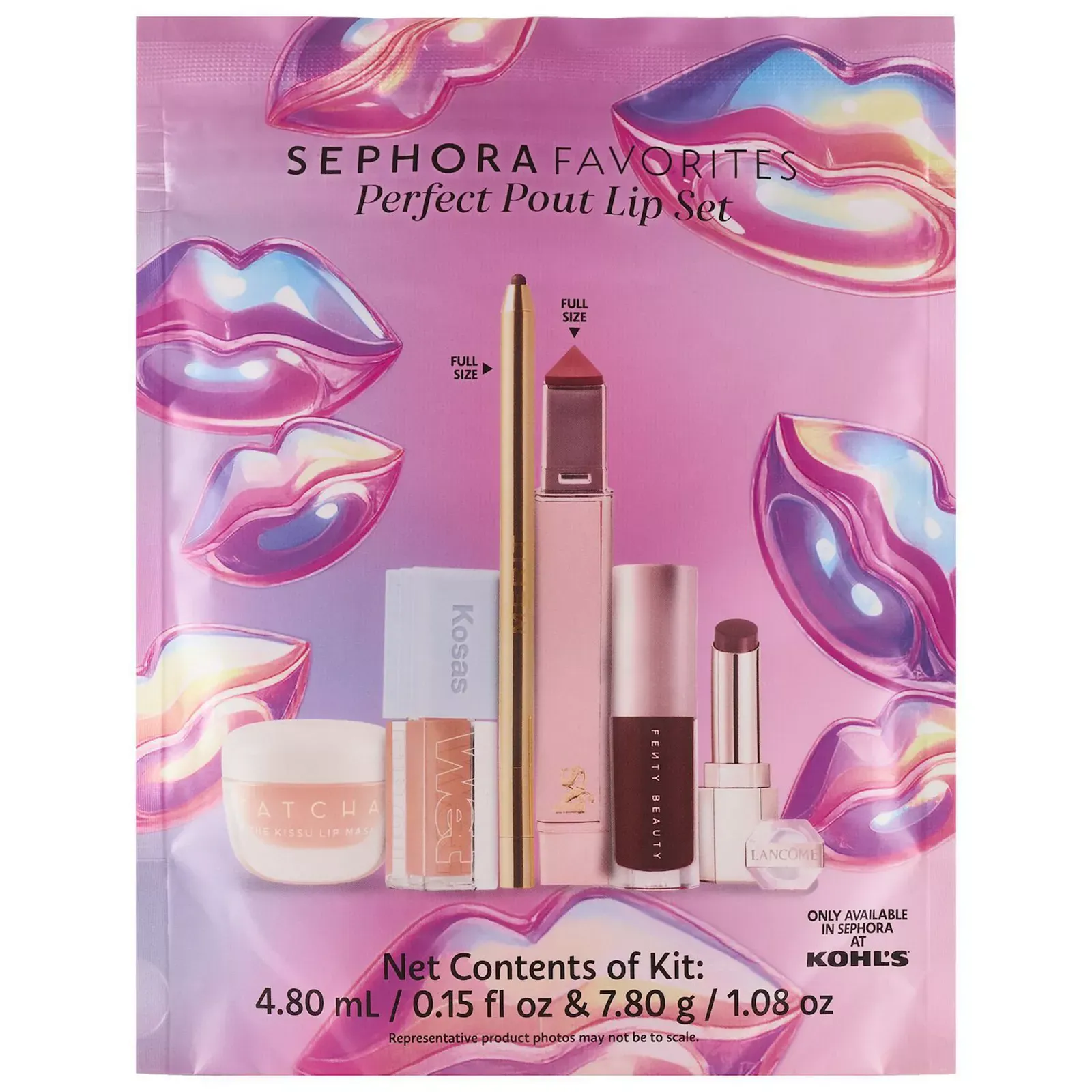Sephora Favorites Perfect Pout Lip Set 4.80ml & 7.80g