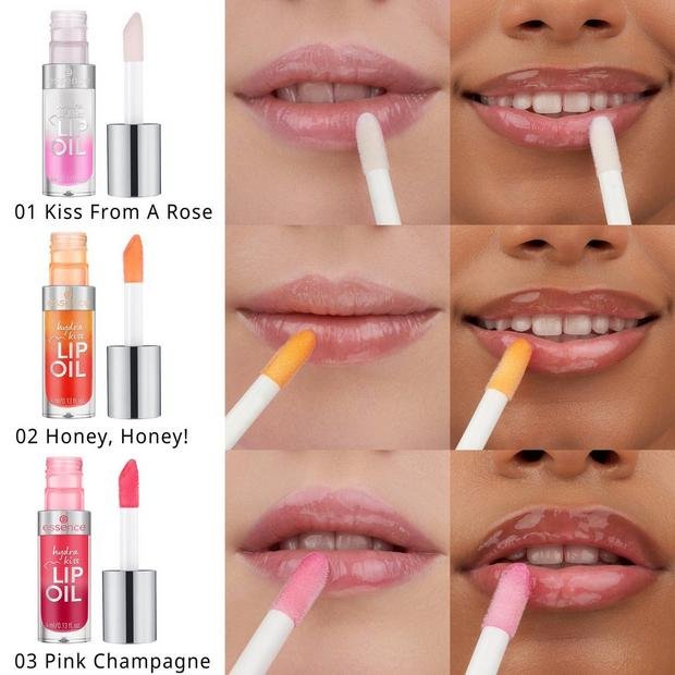 Hydra Kiss Lip Oil 01 Kiss From A Rose 4ml