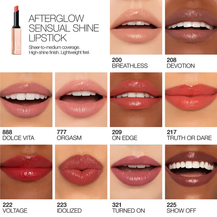 Afterglow Sensual Shine Lipstick 217 Truth Or Dare 1.5g