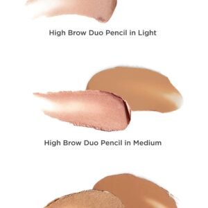High Brow Duo Pencil Dual-Ended Brow Highlighting Pencil Linen Pink/Soft Gold 2*1.4g