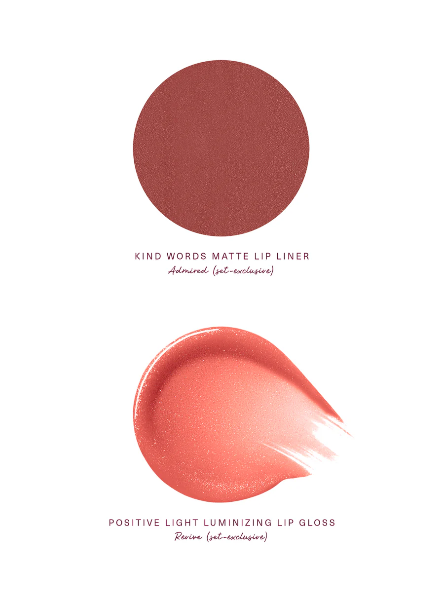 Glass Effect Lip Liner&Gloss Duo Lip Gloss Revive 3.3ml Lip Liner Admired 0.4g