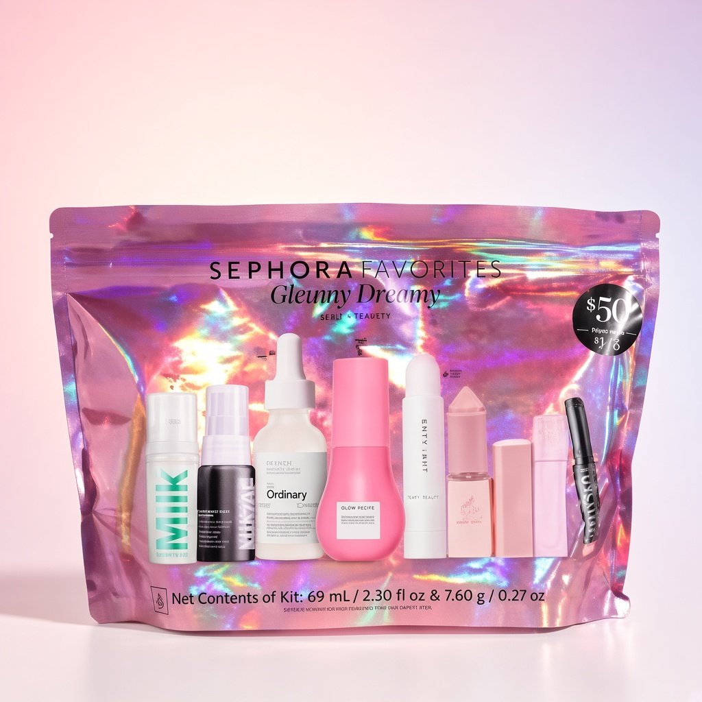 Sephora Favorites Gleamy Dreamy Beauty Sampler 69ml/7.60g