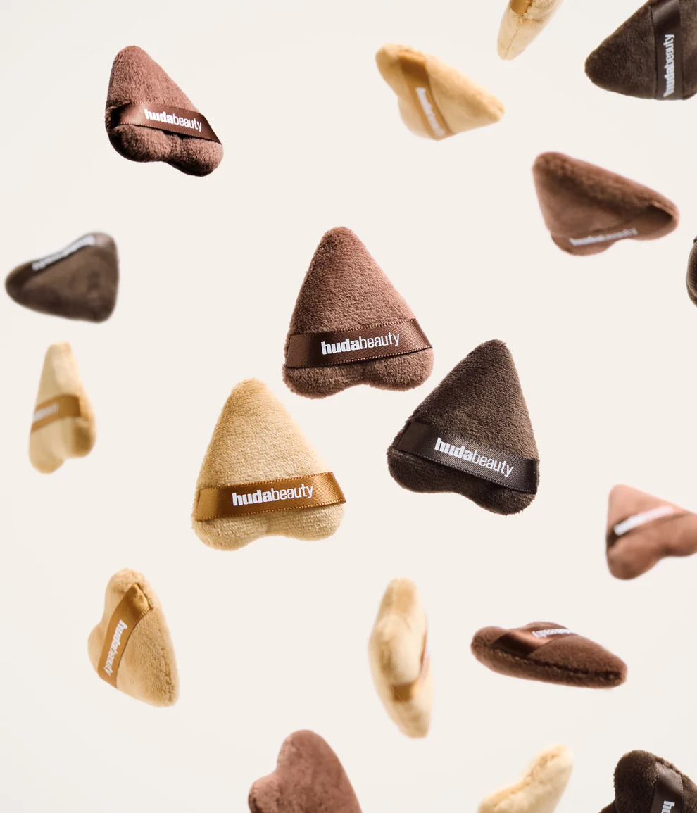 Mini Powder Puff Brown Light Brown