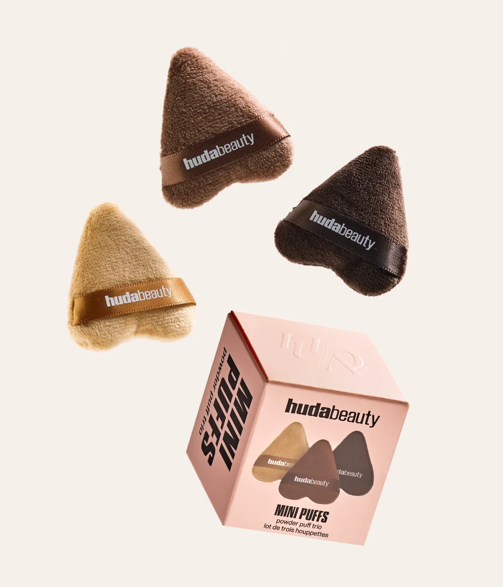 Mini Powder Puff Medium Brown