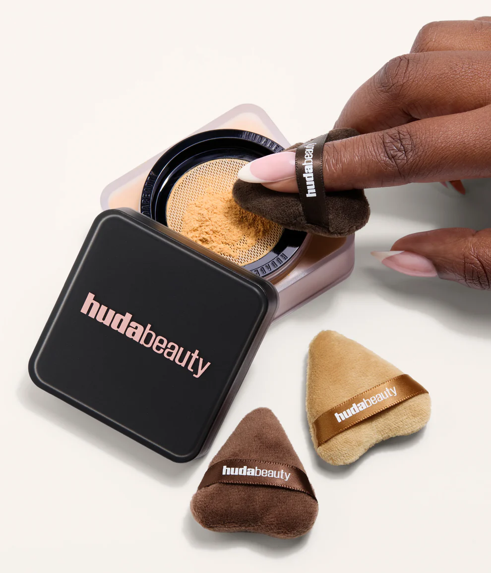 Mini Powder Puff Medium Brown