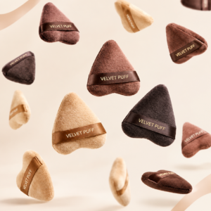 Mini Powder Puff Medium Brown